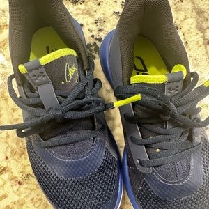 Under Armour Stephen Curry shoes. New without box or ticket. Blue kids. Size 1Y